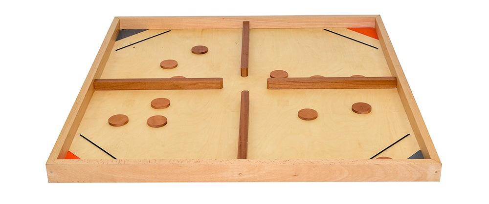 Table de support en bois pour jeu géant traditionnel en bois