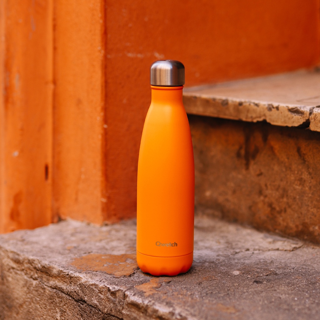 Bouteille isotherme inox - Pop - Orange - 1000ml