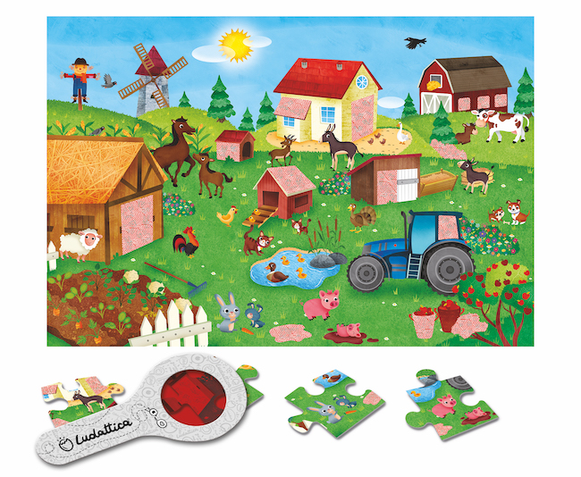 Ludattica puzzle secret -  La ferme