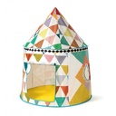 Tente Cabane multicolore