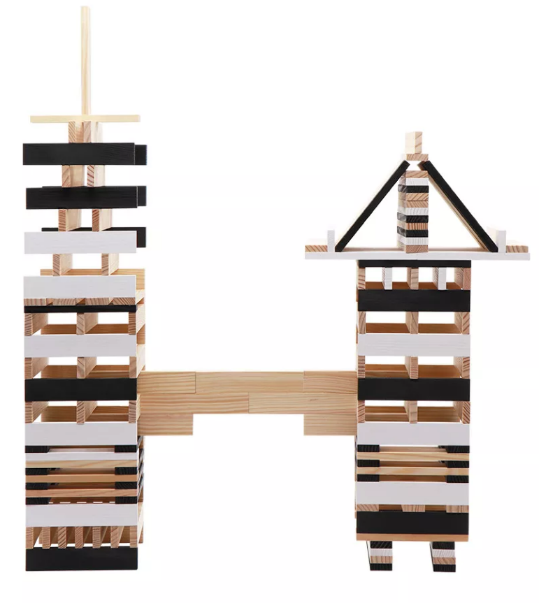 Kapla - Coffret 100 Pièces (noir et blanc)