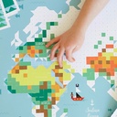 Poppik - Poster Carte du Monde 1600 Stickers