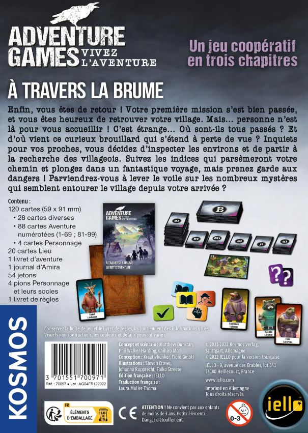 Adventure Games -  À Travers la Brume