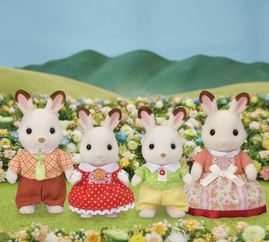 Sylvanian Families - Famille Lapin Chocolat