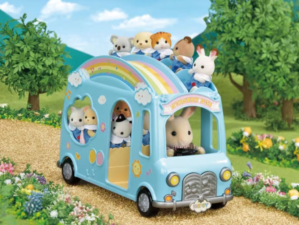Sylvanian Families - Bus Arc-en-Ciel des Bébés