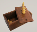 Jeu d'Échecs Prestige Plateau + Pièces dans une boîte en Palissandre