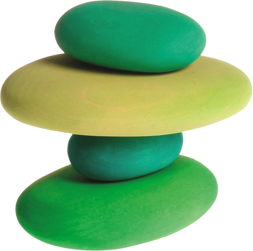 Grimm's - Lot de 4 galets verte