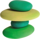 Grimm's - Lot de 4 galets verte