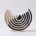 Grimm's - Grand arc-en-ciel noir et blanc