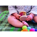 Grimm's - Mini hochet roullant multicolore