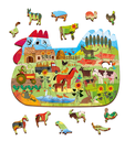 Ludattica Woody - Puzzle La Ferme 48 pcs