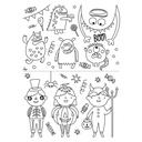 Mon Coffret de Feutres Craie Dessiner sur les Vitres - Monstres et Sorcières