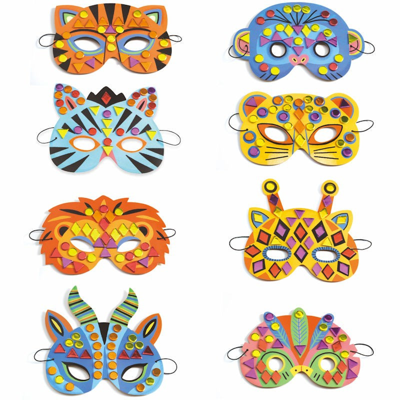 Masques DIY Animaux de la Jungle