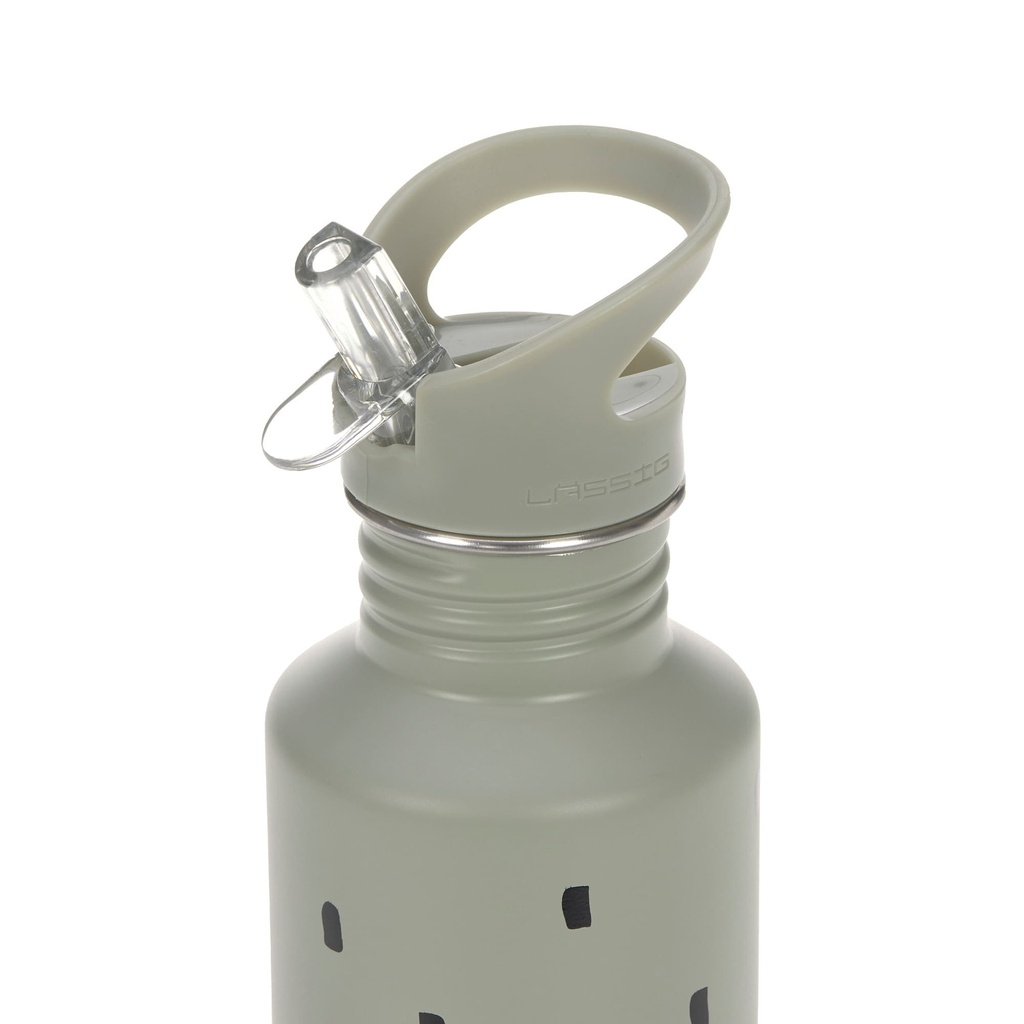 Gourde inox - Happy Prints Olive Clair