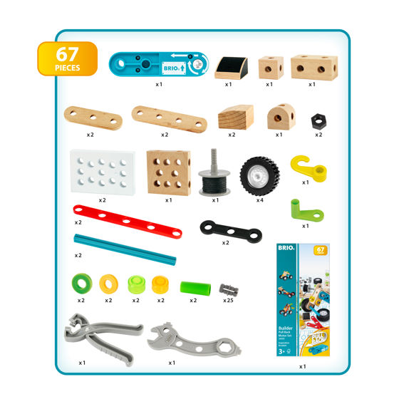 Brio Builder -  Set Moteur à Rétrofriction
