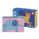 Les Toupitis - Puzzle 6 Cubes en Bois