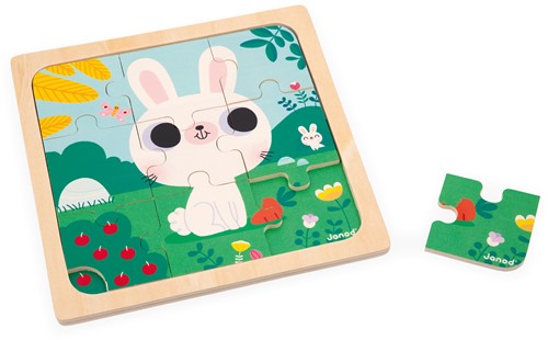 Janod - Puzzle en Bois Lapin