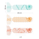 Djeco - 3 Poissons Volant à Colorier