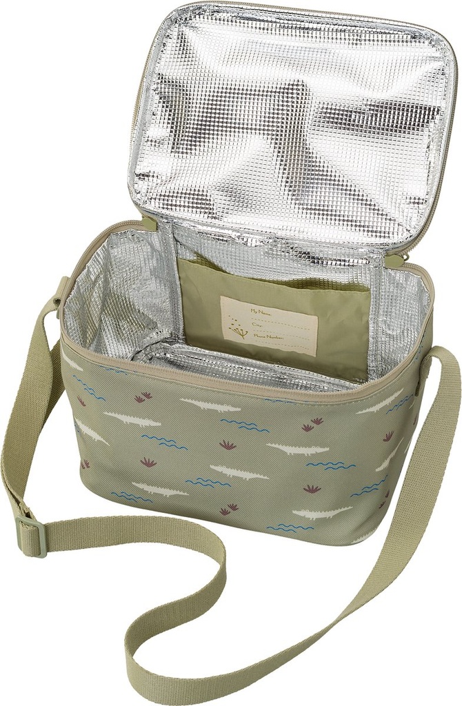 Lunchbag Crocodile large
