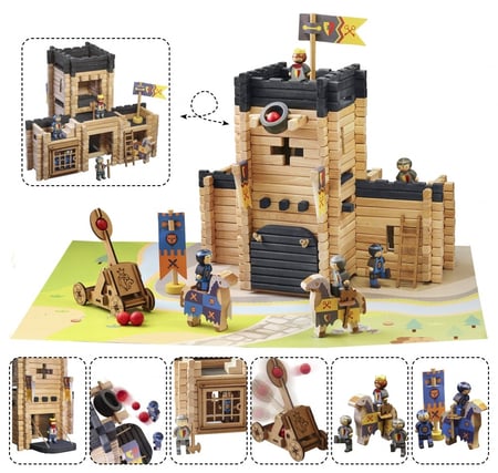 Chateau fort et catapulte 270pcs