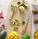 Set cuisine enfants 3 pcs opinel Le petit chef version VERT