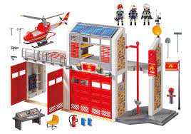 Playmobil caserne de pompier