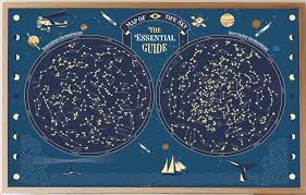 Carte du ciel 640 stickers
