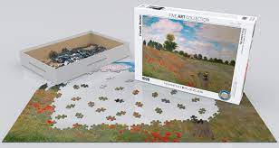 Puzzle Eurographics 1000pcs Monet Les Coquelicots