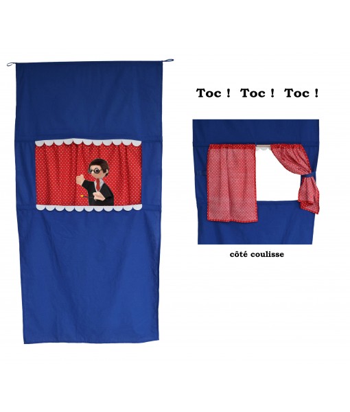 Théâtre de marionnette en tissus 150x75cm