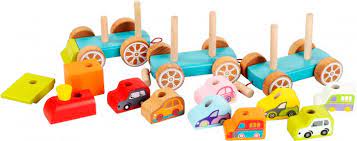 Cubika - Train avec wagons transporteurs de voitures