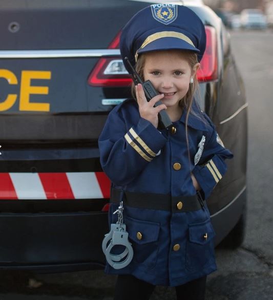 Set de policier avec accessoires, taille US 5-6
