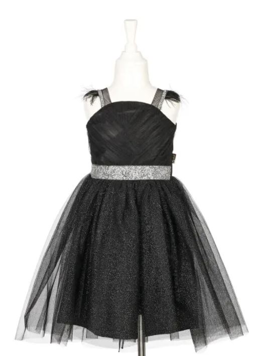 Robe noire Julietta 5-7ans