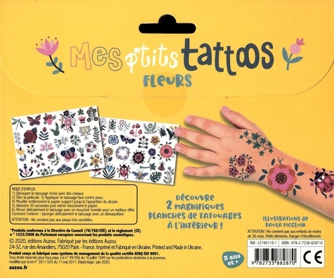 Mes p'tits tattoos - Fleurs