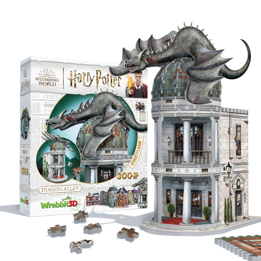 Puzzle 3D Harry Potter - La banque de Gringotts  300 pcs