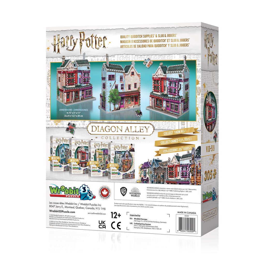 Puzzle 3D Harry Potter - Quality quidditch supplies…
