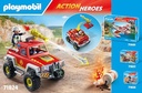 Vehicules de pompier avec bidon d'essence 