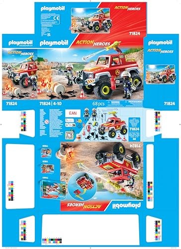 Vehicules de pompier avec bidon d'essence 