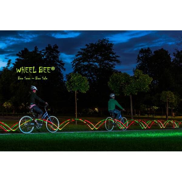 WHEEL BEE LED Bicycle Lights Twister, 2pcs. Blistercard