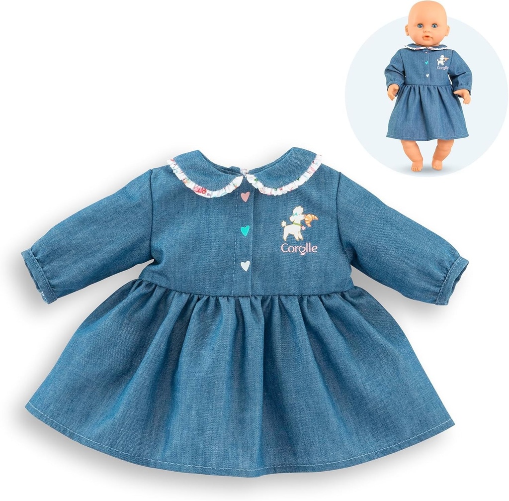 Corolle - Jurk Een Weekend in Parijs Kleding Voor Poppen 30 Cm Vanaf 18 Maanden 9000111050