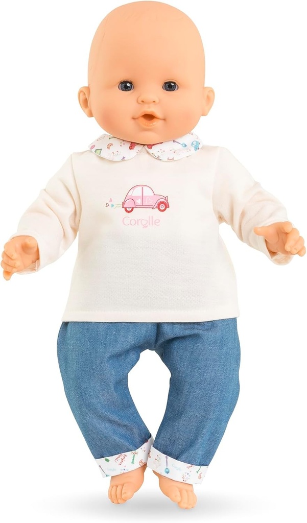 Long-sleeve T-shirt and Baby Jeans Corolle Week-end à Paris