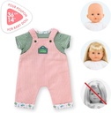 Corolle - T-shirt En Overall Een Weekend in Parijs Kleding Voor Poppen 36 Cm Vanaf 2 Jaar 9000141700