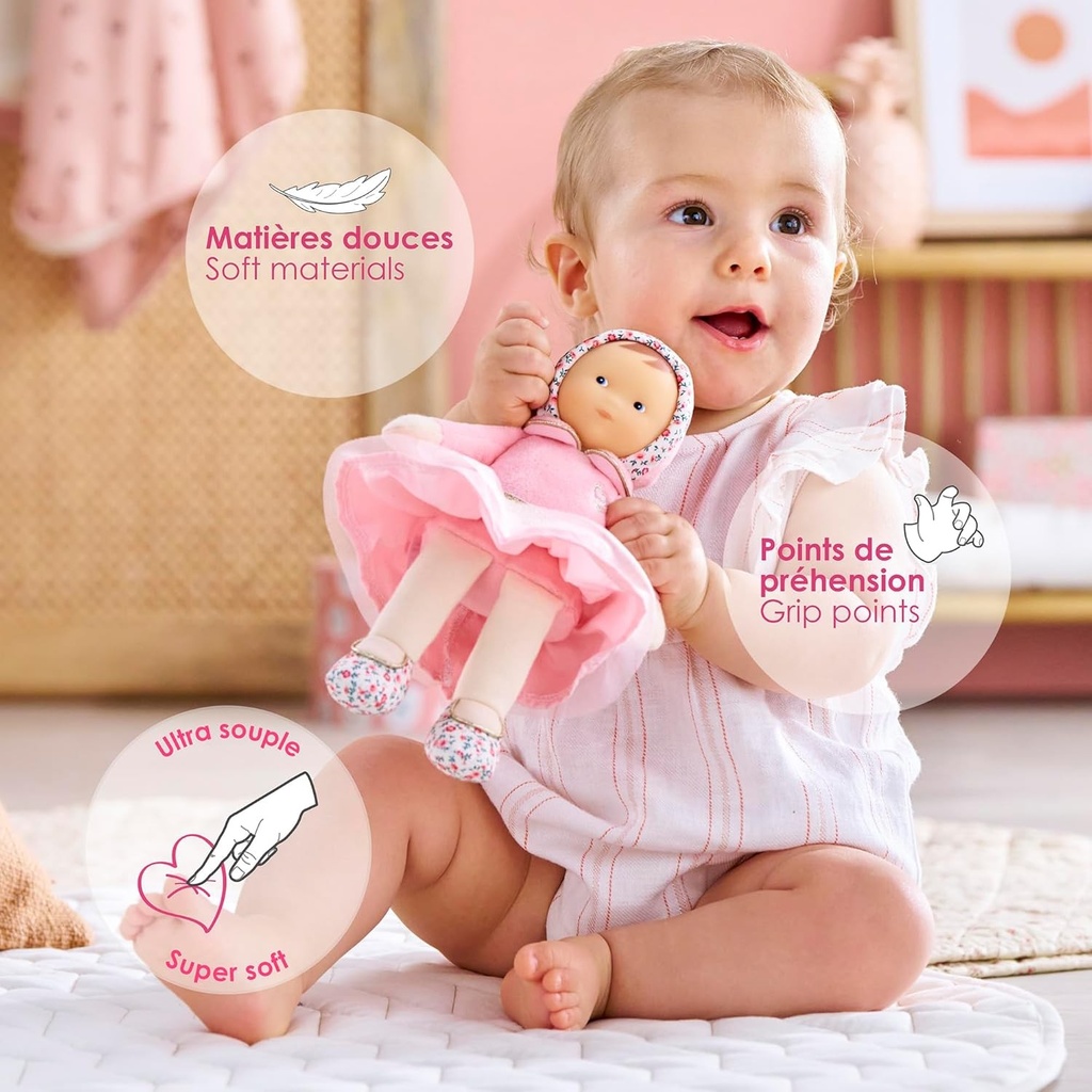 Corolle - Mon Doudou Miss Ballerina Roze Granadine 25 Cm Vanaf De Geboorte 9000010200