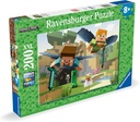 Ravensburger - Puzzle Minecraft Puzzle 200 Pezzi XXL Puzzle Bambini 8 Anni 58x25cm