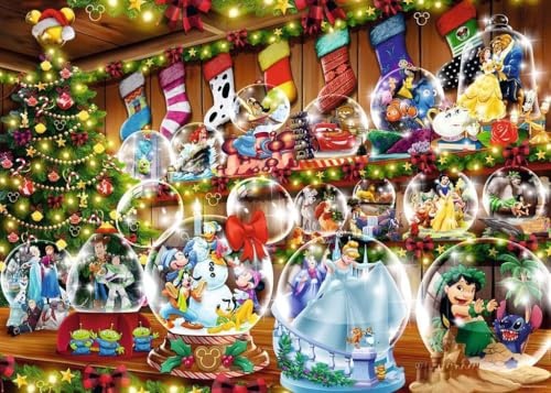 Ravensburger Disney Christmas Snowglobe Paradise Jigsaw Puzzle (1000 Pieces)