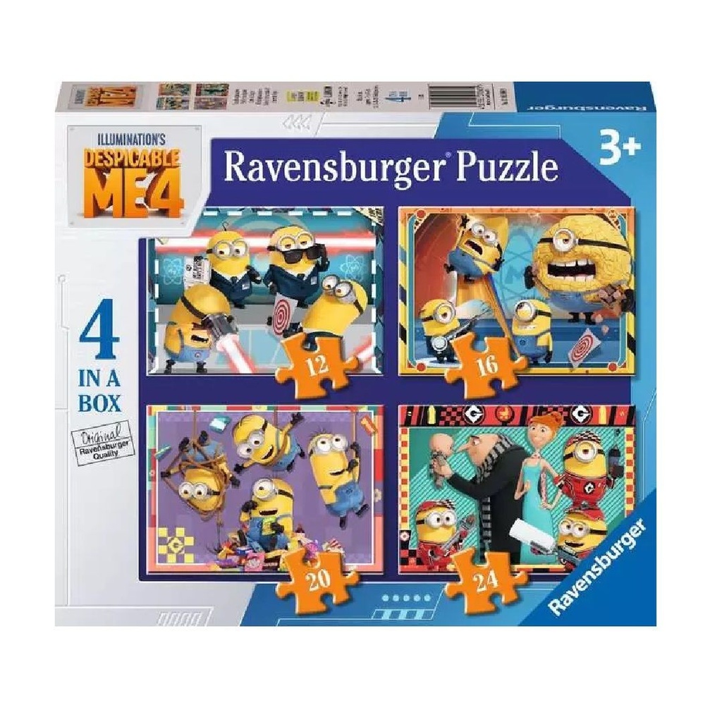 Ravensburger Despicable Me 4 Jigsaw Puzzles 4 in a Box