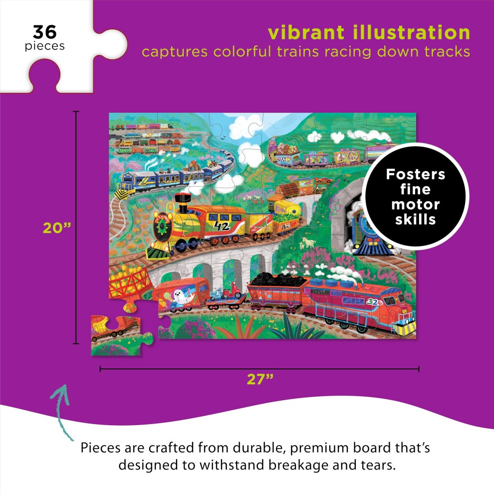 36-pc Puzzle/All Aboard