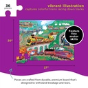 36-pc Puzzle/All Aboard