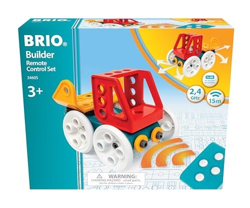 BRIO Builder - 34605 Builder Remote Control Set | Educational Construction Toy for Kids Aged 3 Years up