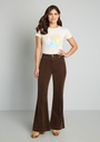 Rollas So Seventies Savvy Corduroy Flare Pants in Brown, Size 26