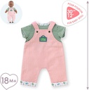 Corolle - T-shirt En Overall Een Weekend in Parijs Kleding Voor Poppen 30 Cm Vanaf 18 Maanden 9000111040
